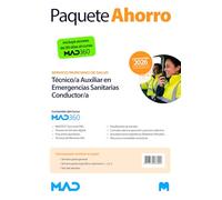 Oposiciones Técnico Auxiliar en Emergencias Sanitarias/Conductor del Servicio Murciano de Salud. Paquete Ahorro de Libros y Curso MAD360
