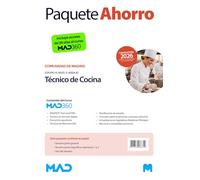 Oposiciones Técnico de Cocina (Grupo III, Nivel 5, Área B) de la Comunidad de Madrid. Paquete Ahorro de Libros y Curso MAD360