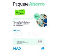 Oposiciones Técnico Medio Sanitario en Cuidados Auxiliares de Enfermería del Servicio de Salud de las Illes Balears (IB-SALUT). Paquete Ahorro de Libros y Curso MAD360