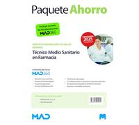 Oposiciones Técnico Medio Sanitario en Farmacia del Servicio Madrileño de Salud. Paquete Ahorro de Libros y Curso MAD360