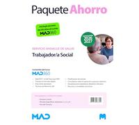 Oposiciones Trabajador/a Social del Servicio Andaluz de Salud. Paquete Ahorro de Libros y Curso MAD360