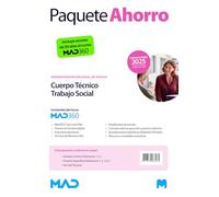 Oposiciones Trabajo Social de la Administración Pública Regional de Murcia. Paquete Ahorro de Libros y Curso MAD360