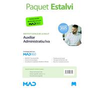 Oposicions Auxiliar Administratiu/iva de l' Institut Català de la Salut (ICS). Paquet Estalvi de Llibres i Curs MAD360