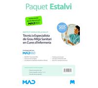 Oposicions Tècnic/a Especialista de Grau Mitjà Sanitari en Cures d'Infermeria de l' Institut Català de la Salut (ICS). Paquet Estalvi de Llibres i Curs MAD360