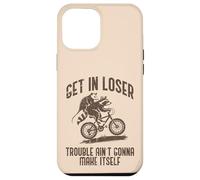 Opossum Get In Loser Trouble Funny Possum Raccoon Hombres Mujeres Carcasa para iPhone 12 Pro MAX