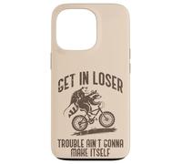Opossum Get In Loser Trouble Funny Possum Raccoon Hombres Mujeres Carcasa para iPhone 13 Pro