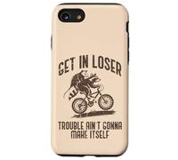 Opossum Get In Loser Trouble Funny Possum Raccoon Hombres Mujeres Carcasa para iPhone SE (2020) / 7/8