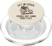 Opossum Get In Loser Trouble Funny Possum Raccoon Hombres Mujeres PopSockets PopGrip para MagSafe