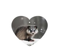 Opossum In Snow Printing - Ambientador para coche, 10 unidades, hojas colgantes perfumadas con cuerda para el hogar