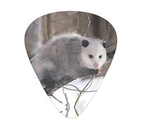 Opossum In Snow - Púas para guitarra acústica y eléctrica, triángulo clásico, 12 piezas