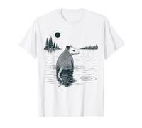 Opossum Lake Mountain Nature Graphic Camiseta