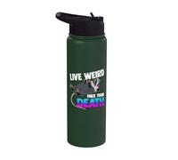 Opossum Lover - Live Weird Fake Your Death - Funny Animal Stainless Steel Insulated Water Bottle