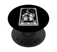 Opossum Raccoon Tarot Team Trash Zarigüeya Goth Hombres Mujeres Niños PopSockets PopGrip Adhesivo