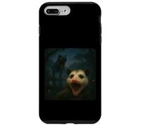 Opossum Selfie T-Rex Dinosaur Chase Humor Divertido Carcasa para iPhone 7 Plus/8 Plus