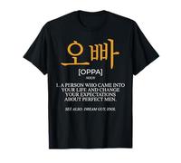 Oppa Coreano Word Funny Seúl Corea KDrama Cultura Camiseta