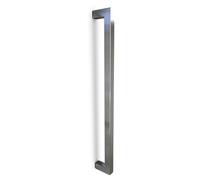 oppali Cepillado Tirador de Acero Inoxidable Cuadrado Manija de la Puerta de Entrada Art.525 | Cuadrado T-Bar | 60cm Longitud Total