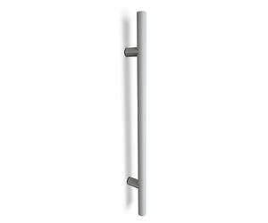 oppali Estera blanca Acero inoxidable 304 Puerta Delantera Tiradores | Diámetro Del Mango 25mm | Redondo T-Bar | 30cm Longitud Total