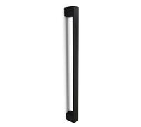 oppali Negro Tirador de Acero Inoxidable Rectángulo Manija de la Puerta de Entrada Art.590 | Rectángulo T-Bar | 80cm Longitud Total