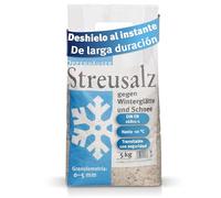 OPPENHÄUSER Sal para deshielo 5kg: deshielo inmediato y duradero, sal