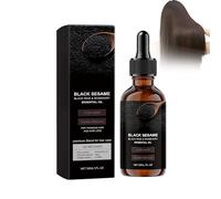 Oppingster Black Sesame Hair Growth Serum,Acelerar y fortalecer el crecimiento del cabello, contra la caída del cabello mujer y la caída del cabello hombres, semillas de sésamo Extract Essence Hair