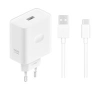 OPPO 100W SUPERVOOC Cargador, Power Adapter Kit, A to C Data Cable, Compatible con OPPO/Android/Apple, PD Device Charging, Supports Wide Voltage (100V-240V), 10-Fold Protection