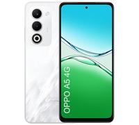 OPPO A5 4G Smartphone, Batería 6000mAh, 45W Carga Rápida, 50MP AI, Pantalla LCD de 6.67" 90Hz, NFC, Dual SIM, 4GB+128GB, Blanco
