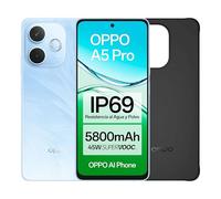 OPPO A5 Pro 4G Smartphone con IA 6.67" 90Hz 8GB/256GB 50MP IP69 5800mAh 45W Funda Incluida Azul