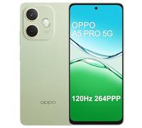 OPPO A5 Pro 5G 8+256GB IA Smartphone, Teléfono Móvil, Dimensity 6300 5G, Pantalla 120Hz 6,67" LCD, IP69, Grande Batería 5800mAh, Cámara AI 50+2MP, 45W SUPERVOOC, AI LinkBoost, NFC, Dual SIM, Verde
