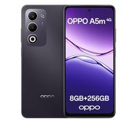 OPPO A5m 4G 8GB RAM + 256GB ROM, Smartphone Desbloqueado con IA, Pantalla de 6,67 Pulgadas y 90 Hz, cámara AF de 50 MP, batería de 6000 mAh, IP65, Midnight Purple