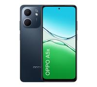 OPPO A5x 4G Smartphone, Batería Grande de 6000mAh, 45W SUPERVOOC Carga Rápida, Cámara Principal de 32MP AI, IP65, Pantalla LCD de 6.67" 90Hz, Snapdragon 6s 4G Gen 1, NFC, Dual SIM, 4GB+128GB, Azul