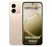 OPPO A6 4G Smartphone Android, 6+256GB, Pantalla Ultra Brillante 6.75" 120Hz, Cámara Ultra Clara 50MP, 6550mAh, Carga Rápida SUPERVOOC 45W, Snapdragon 685, Resistencia al Agua IP69, Aurora Gold