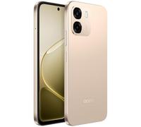 OPPO A6 Android Smartphone Libre, 6GB RAM + 256GB Almacenamiento, Dorado | 6.57 Pulgadas AMOLED 120Hz, 6500 mAh Batería, IP64 Resistente al Agua, 50MP Cámara