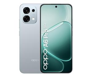 Oppo A6 Pro 5G 8GB 256GB 6.57" AMOLED 120Hz Dual SIM NFC IP68 Cámara 50MP Android 15 Titanio