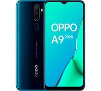 OPPO A9 2020 - Smartphone de 6.5" HD+, 4G Dual Sim, 8 Core, 128 GB, 4 GB RAM, 48 + 8 + 2 + 2 MP, 16 MP, Verde Marino [Versión ES/PT]