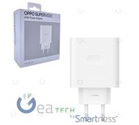 OPPO CARGADOR SUPERVOOC 45W ORIGINAL ALIMENTADOR PUERTO USB-A | BLANCO