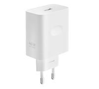 OPPO Cargador SUPERVOOC 45W - USB, Carga Rápida, Cargador Original OPPO, Cable no Incluido - Blanco