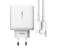 Oppo Cargador USB SuperVOOC 65W + cable USB a USB-C modelo VCA7GAEH,