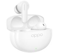 OPPO Enco Air5 Auriculares Bluetooth 6.1 52dB ANC 12mm 54h, Glossy White | IP55, 4,3g cada uno, 10min carga=11h, llamadas IA 3 micrófonos, conexión doble dispositivo, OPPO Alive Audio.