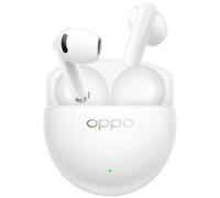 OPPO Enco Air5s True Wireless Noise Cancelling Earbuds Lunar White | Cancelación de Ruido Adaptativa en Tiempo Real, Diseño Ergonómico Semi-in-ear, Comodidad Ligera de 3,9g, 48H de Reproducción