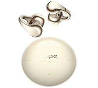 OPPO Enco Clip2 Auriculares Open-Ear, Drivers 11mm+9mm, Bluetooth 6.1 Sonido Dynaudio, Comodidad EarHug, Audio Hi-Res LHDC 5.0, 40H Autonomía, Llamadas por Conducción Ósea, Luminous Gold