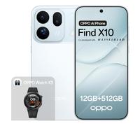 OPPO Find X10 512GB Blue + Watch X3 Titanium Case Black