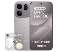 OPPO Find X10 5G Smartphone 256GB 12GB RAM CPH2911 EU Mist Grey | Chip Dimensity 9600M De 3 nm, Doble Cámara 200 MP, Motor De Color Real LUMO, Batería 7150 mAh, ColorOS 17, Diseño Sin Bordes