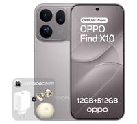 OPPO Find X10 5G Smartphone 512GB 12GB RAM CPH2911 EU Mist Grey | Chip Dimensity 9600M De 3 nm, Doble Cámara 200 MP, Motor De Color Real LUMO, Batería 7150 mAh, ColorOS 17, Diseño Sin Bordes