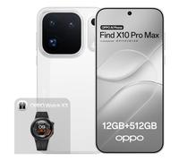 OPPO Find X10 Pro MAX 512GB Silver + Watch X3 Titanium Case Black