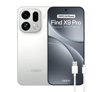 OPPO Find X9 Pro 5G - Smartphone Libre con IA, 16GB RAM+512GB, Cámara Hasselblad 200MP, Zoom 120x, Batería 7500mAh, Carga Rápida 80W, IP69, Dual SIM, Versión Española - Blanco
