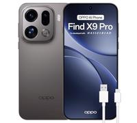 OPPO Find X9 Pro 5G - Smartphone Libre con IA, 16GB RAM + 512GB, Versión Española - Titanium Charcoal