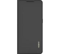 Oppo Funda con cierre para Oppo Reno 6 Pro Funda abatible con tarjetero, Negro