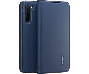 Oppo Funda PU Flip Case Azul para Find X2 Lite