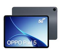 OPPO Pad 5 Tablet 12.1" Pantalla Eye-Comfort 2.8K, 8+128GB, 5G, 10050mAh, Dimensity 7300-Ultra, 120Hz Cuidado Ocular, Lectura y Escritura IA, Quad Altavoces, 33W SUPERVOOC, Starlight Black