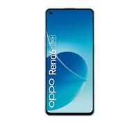 OPPO Reno 6 5G - Teléfono Móvil libre, 8GB+128GB, Cámara 64+8+2+32 MP, Smartphone Android, Batería 4300mAh, Carga Rápida 65W, Dual SIM - Azul